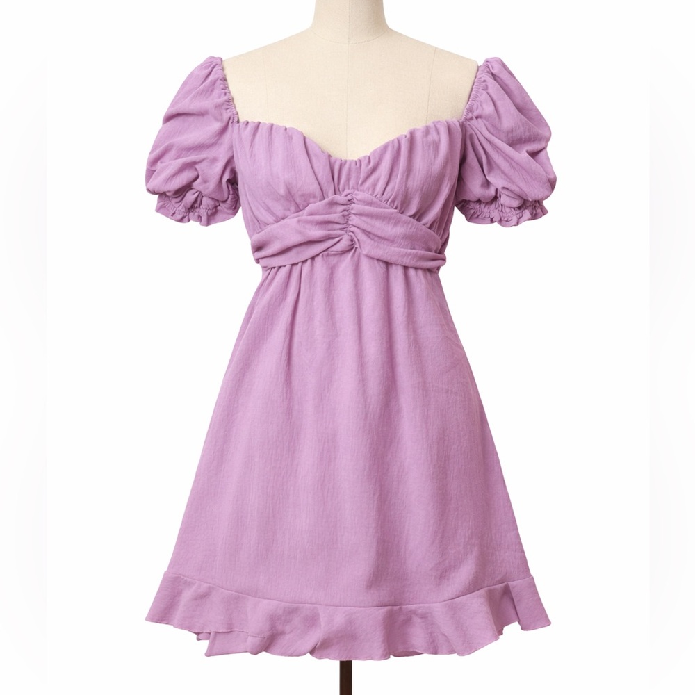Lucy in the Sky Lavender Mini Dress
